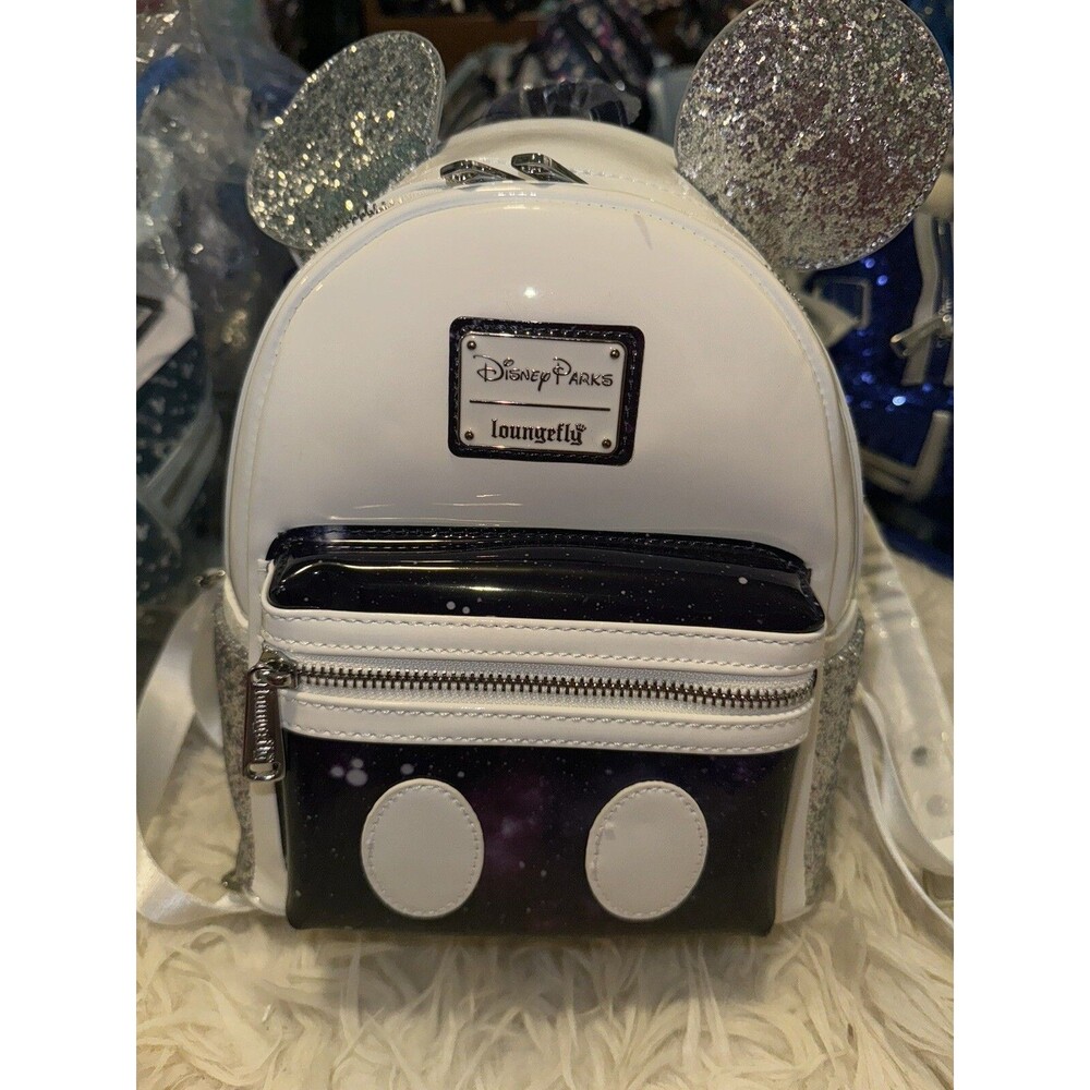 Disney Mickey Mouse Main Attraction Space Mountain Loungefly Backpack NWT LE Lr